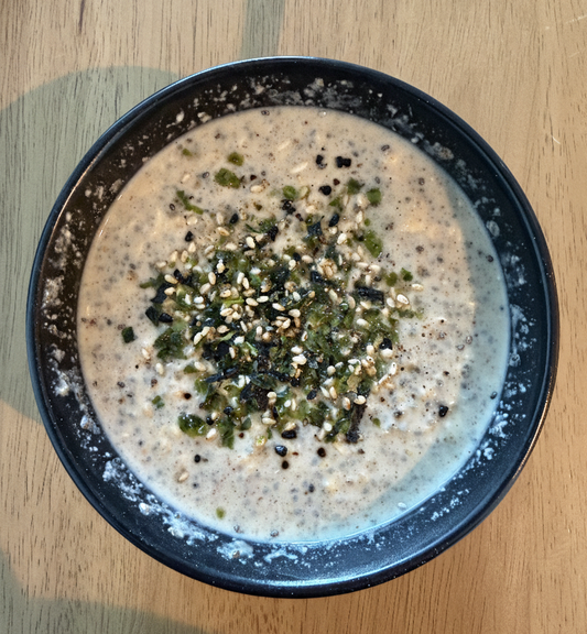 Savory Miso Protein Oats